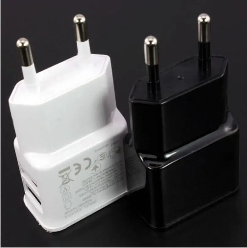 Оптовая продажа 2А Двойной 2 Порт USB US вилка EU настенное зарядное устройство для