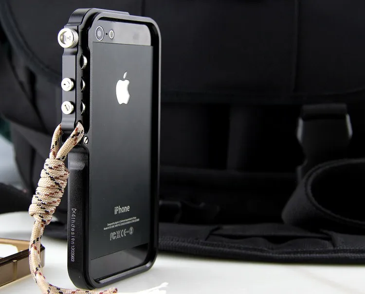 Чехол для iphone 5 класса люкс триггер металлический чехол-бампер для телефона для iphone 5, 5s, se 4 4S Алюминий Роботизированный чехол для троса для iphone 4