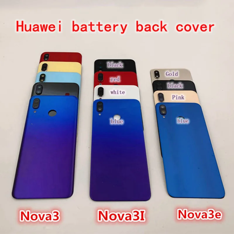 Для Hua wei для nova3/Nova3e оригинальная задняя крышка стеклянная Nova3i Крышка отсека