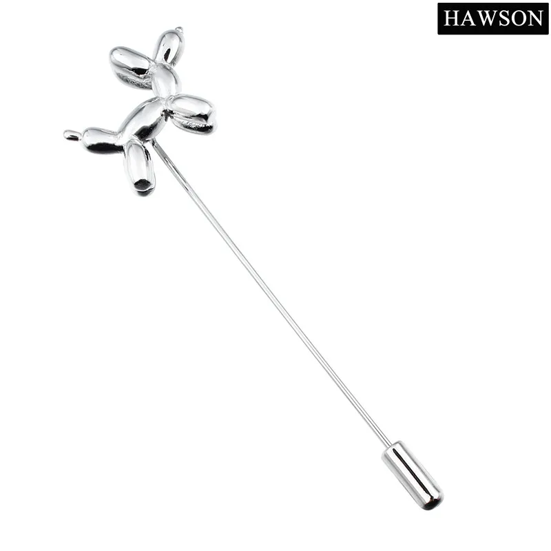 HAWSON Забавный шарик Собака брошь для наращивания волос Безопасность броши на