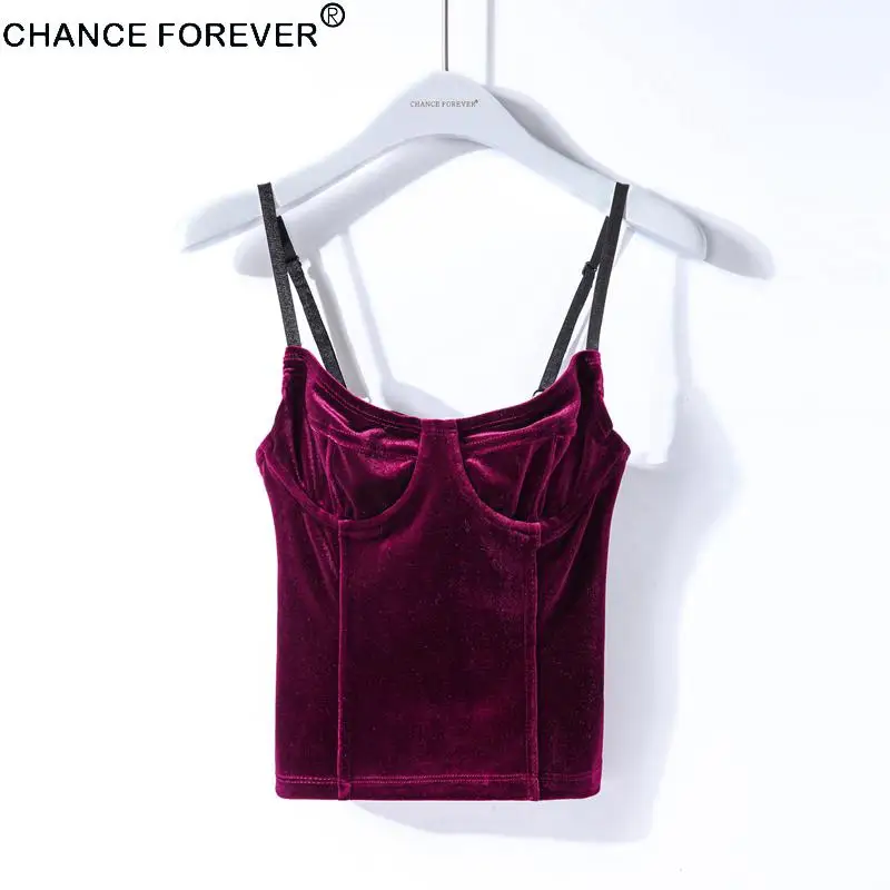 2017 Chance Forever бюстье с v образным вырезом короткая однотонная майка соблазнительный