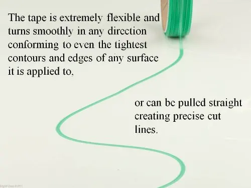 Оригинальная финишная линия 3 м дизайнерская лента для ножей режущая пленка