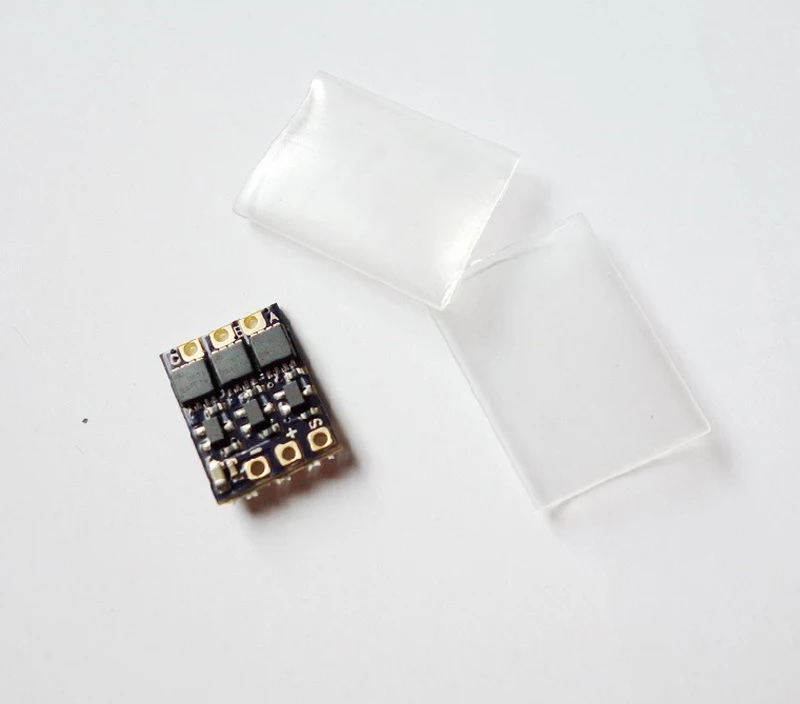Ультра мини бесщеточный ESC 4A 1S 3,7 V Lipo электрический регулятор скорости для радиоуправляемого квадрокоптера гоночного дрона 0,56g