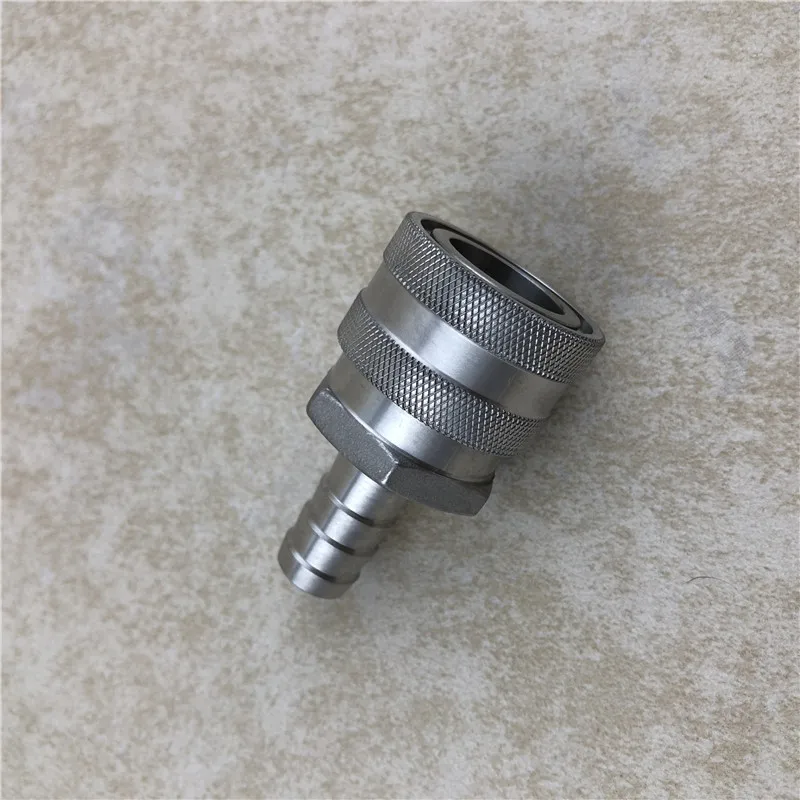 Нержавеющий женский набор быстрого отключения, фитинг Homebrew, 1/" barb и 1/2" NPT пиво, быстрое отсоединение для домашнего пивоварения