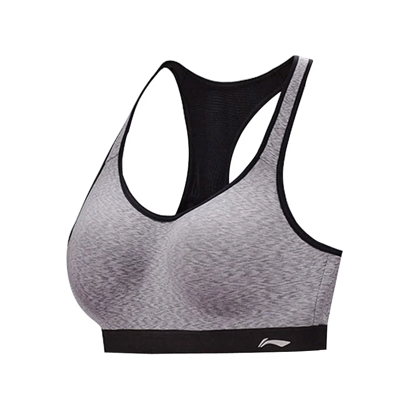 Li-Ning женские бюстгальтеры для бега с высокой поддержкой фитнеса плотно