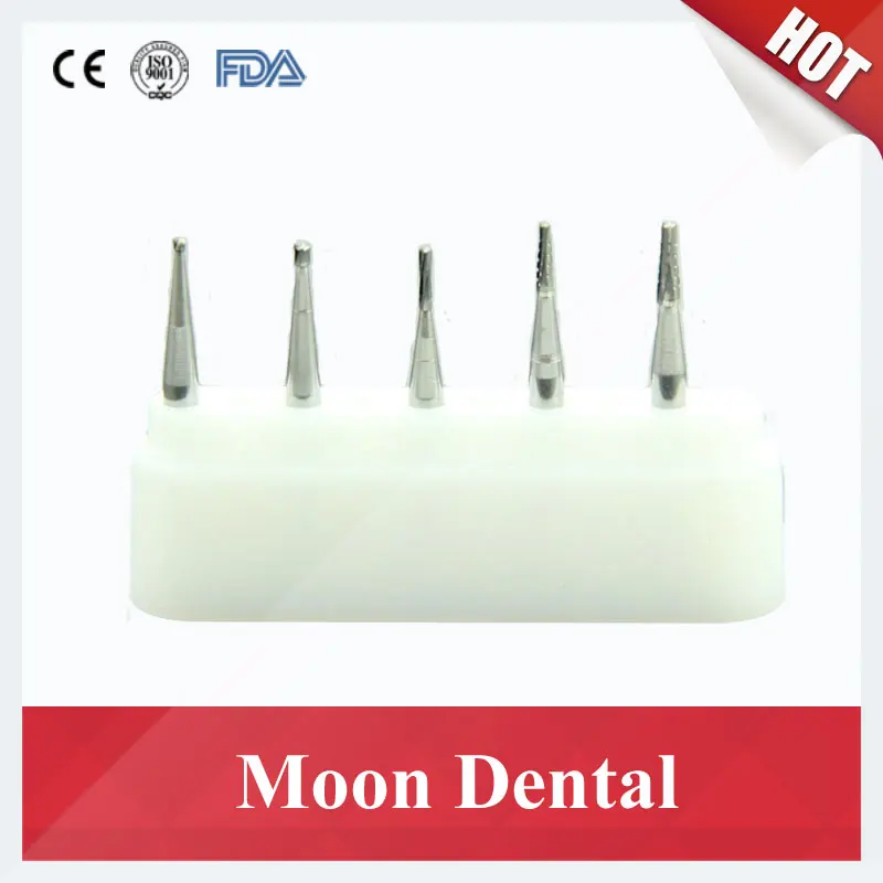 

5 Pieces/set Student or Beginner's Tungsten Carbide RA Low Speed Dental Lab Equipment Polishing Trimming Drill for Low Speed HP