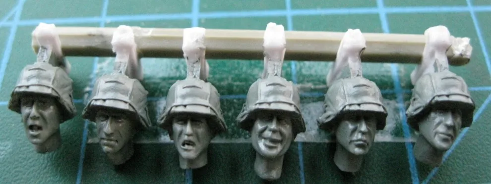 Голова британского войска 1:35 (6 фигурок) 05|wwii figures|1/35 headshead head |