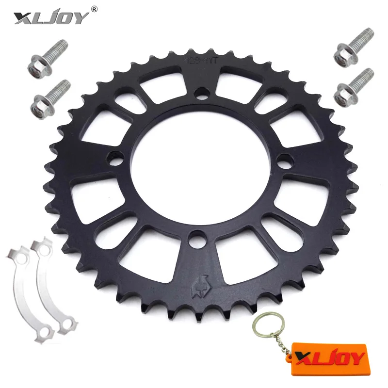 Задняя звездочка XLJOY для мотоцикла 41 зуб 428 дюйма цепь ID 76 мм 125cc 140cc SDG ступица