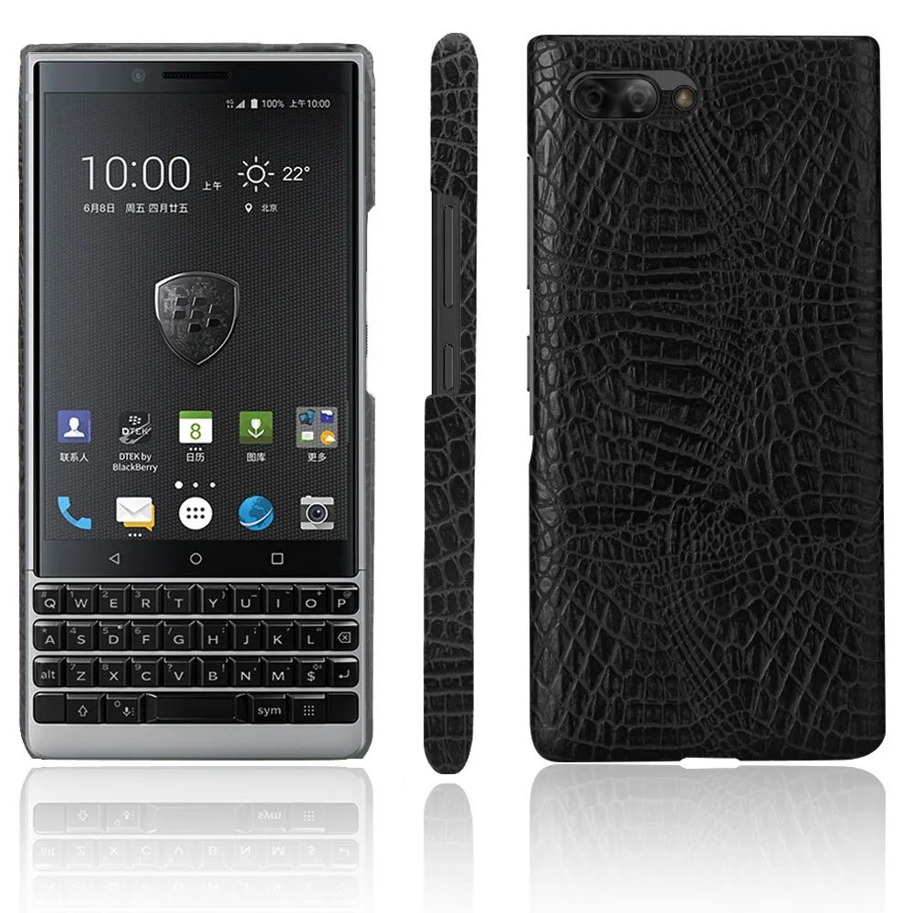 Luxury crocodile Matte Case For BLACKBERRY KEY2 Key 2 Phone Funda Cover for KeyOne Priv Q20 Q30 Ultra Slim Shell |