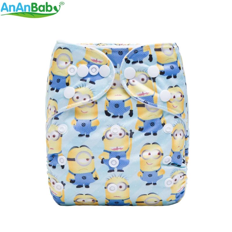 AnAnBaby многоразовый подгузник ткань Звездные войны с замши внутренняя детские