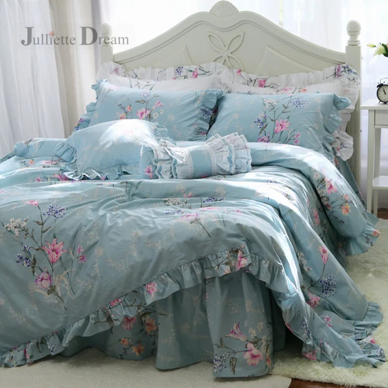 2019 Новый пасторальный Комплект постельного белья Виктория садовый дизайн