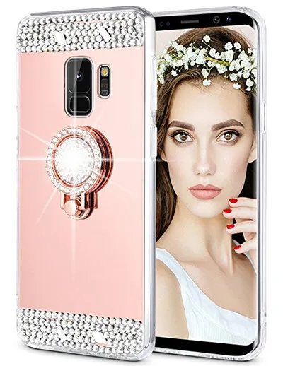 Чехол для телефона Samsung galaxy S6 S7 Edge s5 s4 J7 pro 2017 J5 J3 2016 Galaxy s9 s8 A8 2018 Note 9 зеркальный чехол