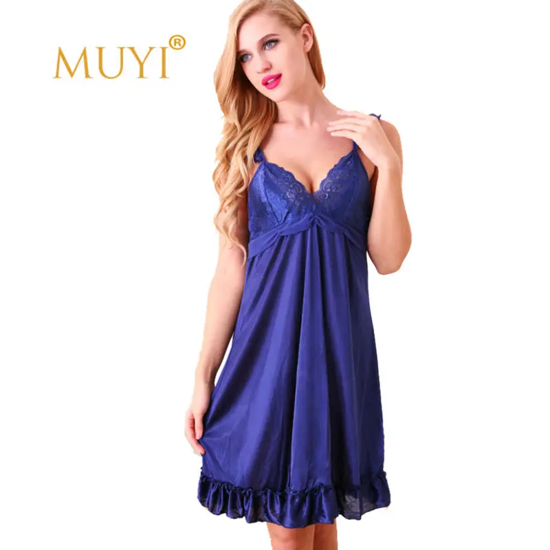 Сексуальное ночное белье пижамы женские кружевные ночные рубашки Nuisette Femme