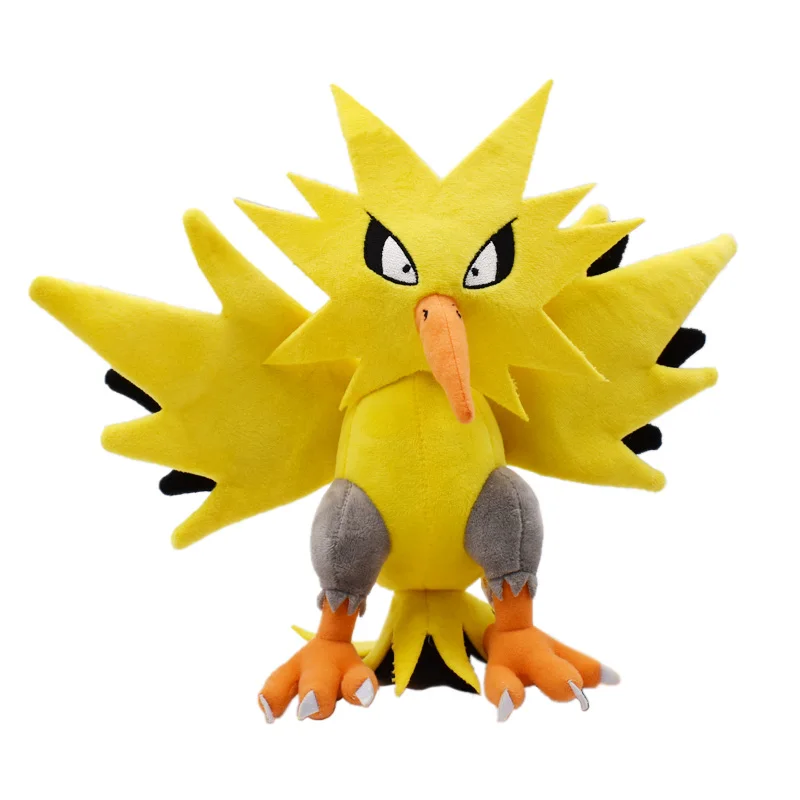 C 11-12 дюймов 5 стилей Zapdos& Articuno& Moltres& Ho-oh блестящие милые плюшевые игрушки для детей мягкие PP Хлопок Дети День рождения Рождество - Цвет: C