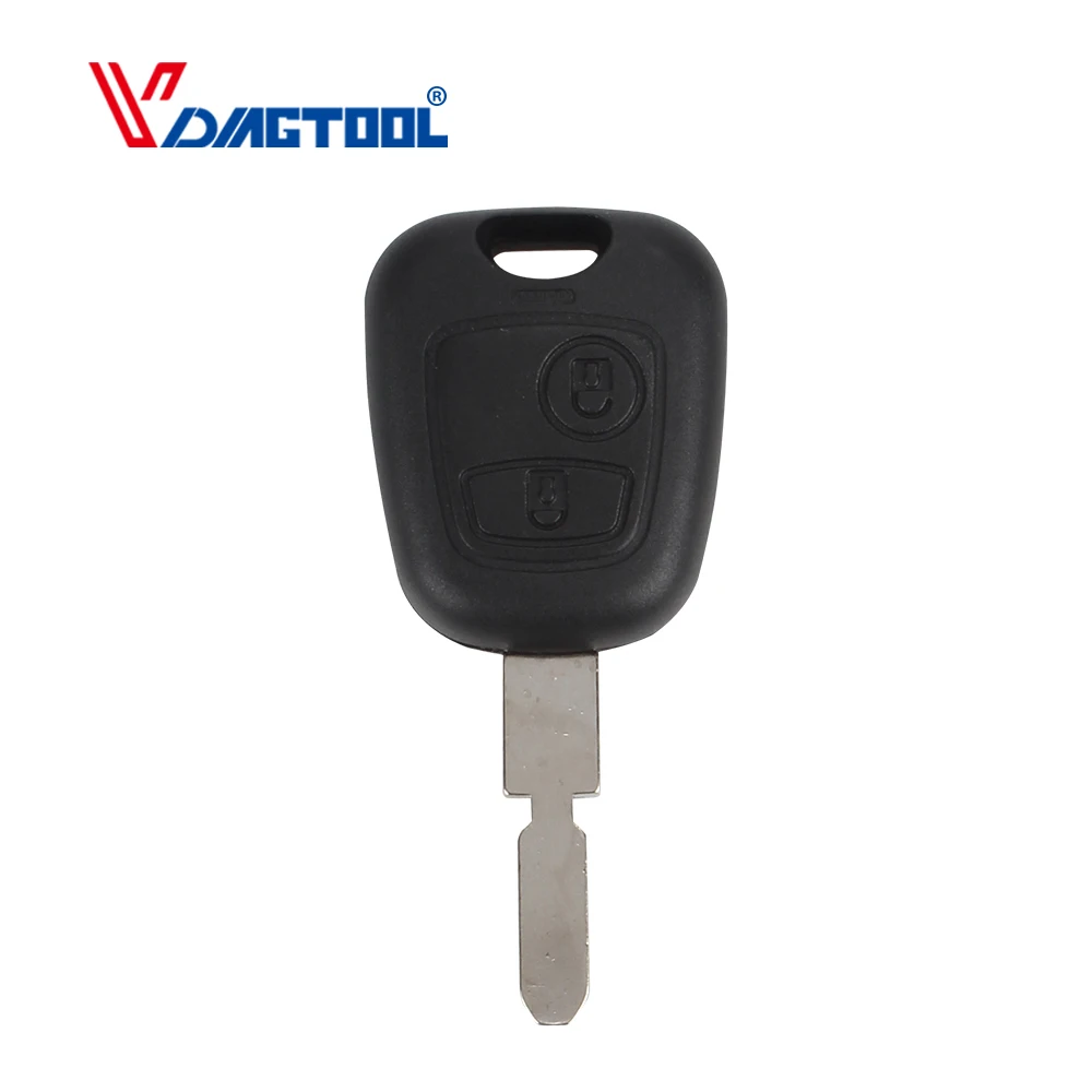 Чехол Vdiagtool с 2 кнопками пульт дистанционного управления для PEUGEOT 206 Citroen