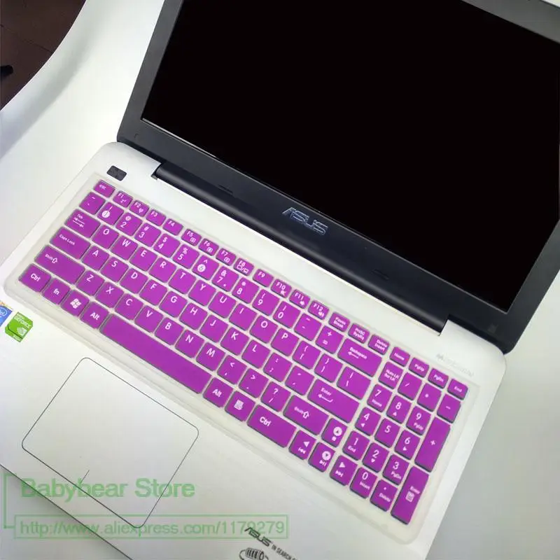 purple 17.3 inch Notebook Keyboard Cover Protector for ASUS GL702 GL702ZC GL702vm GL702v GL702vi gl702vsk ZX70 K751 A751 FX71 Pro S - Цвет: purple