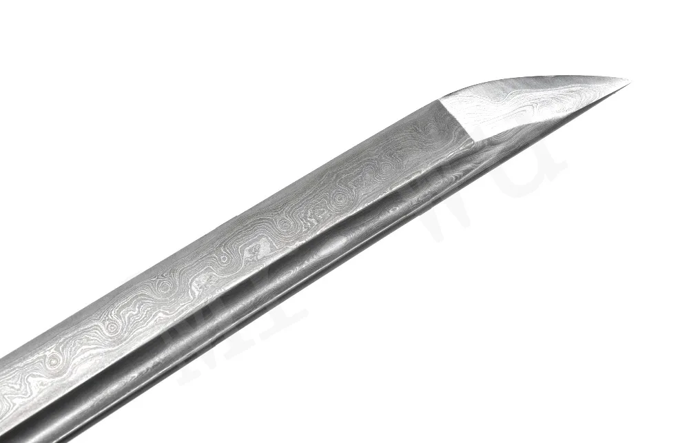 Японский самурайский меч ручной работы Катана твердый острый нож черный|knife