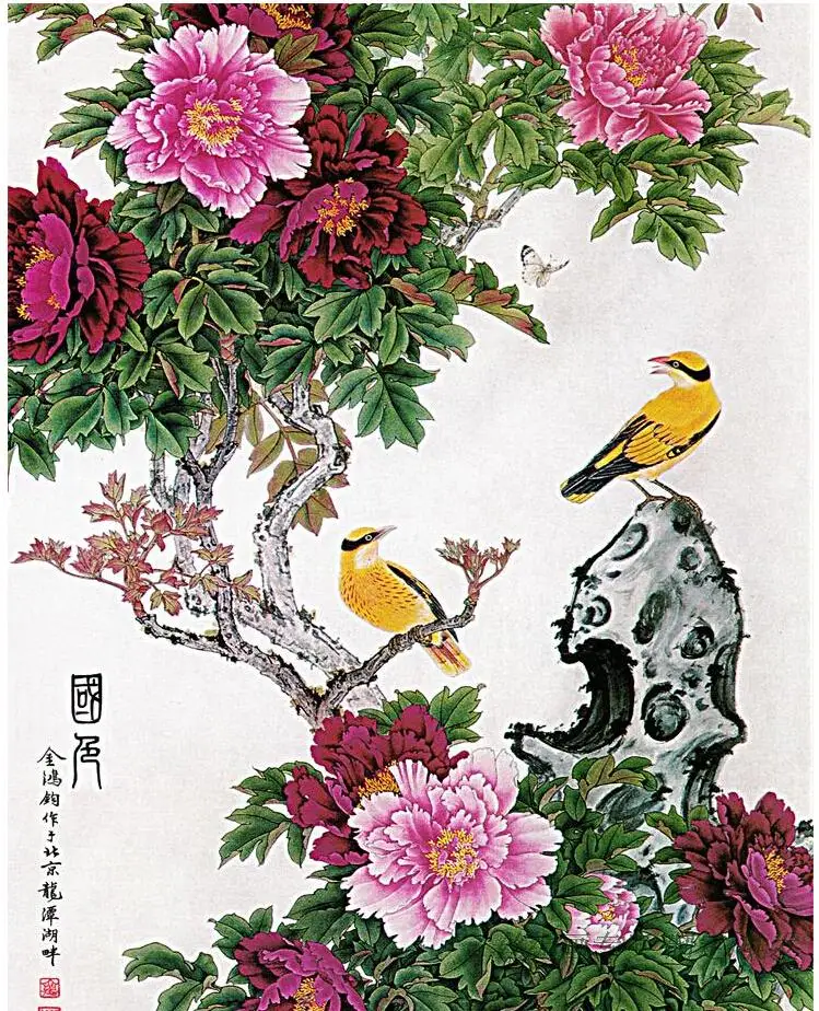 Бесплатная доставка китайская художественная живопись украшение для дома и