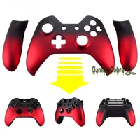 extremerate custom parts cover shadow red panel with front shell faceplate for xbox one controller