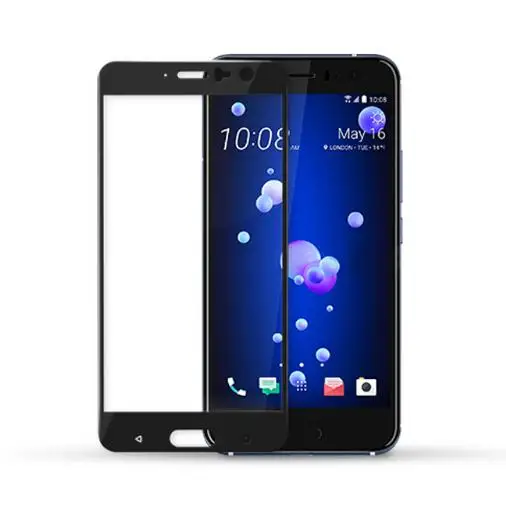 Black Для htc U Ultra чехол для htc U Play Ultra 11 для htc U11 защита экрана Чехлы на U Ultra 11U защитная пленка из закаленного стекла - Цвет: Black