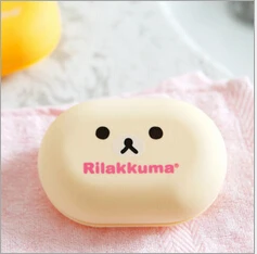 Бесплатная доставка кауаий рилакума и желтый куриный мыльница для ванной