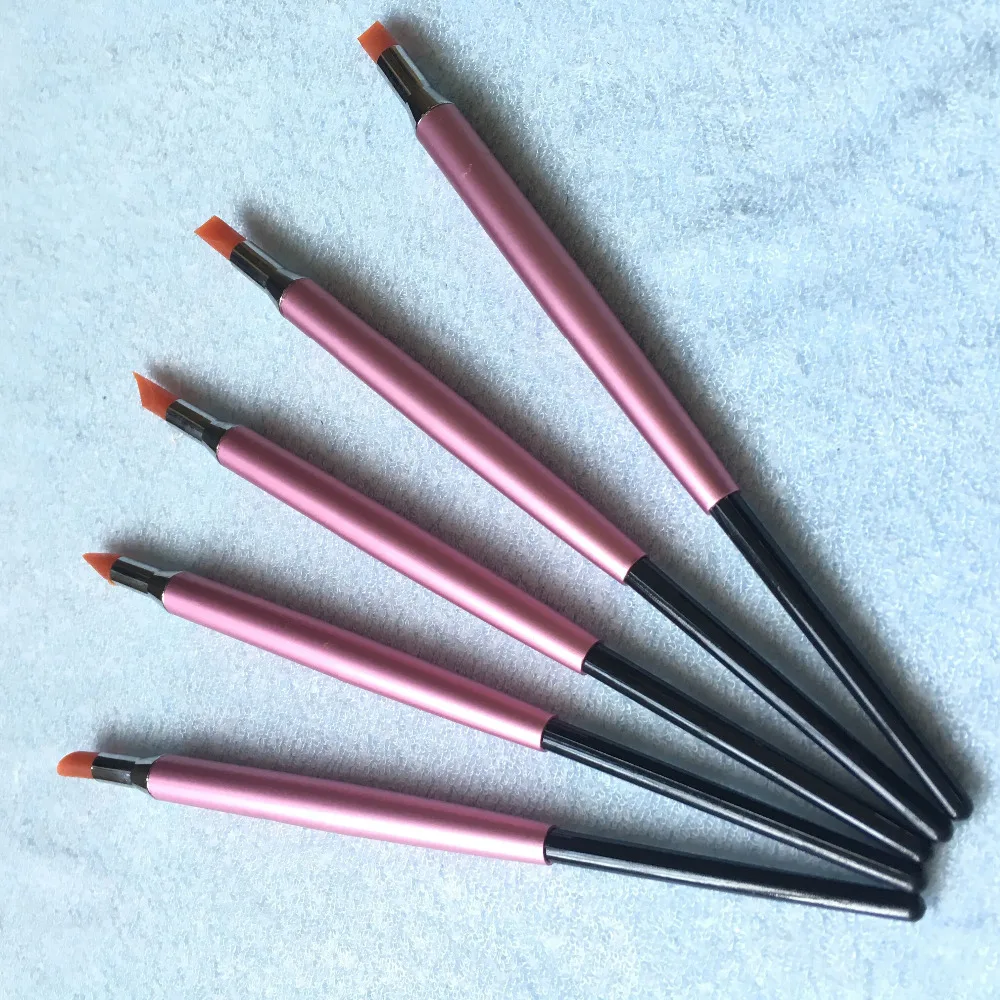 5 шт. мягкий силиконовый дизайн ногтей штамп ручка набор кистей для резьбы