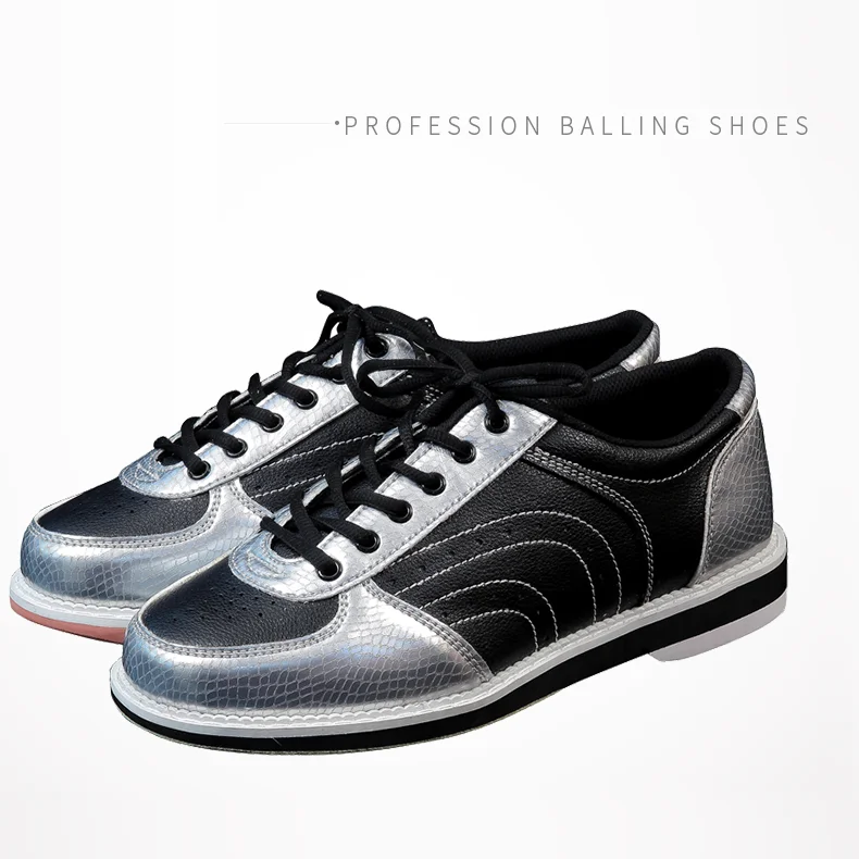 Men Women Skidproof Sole Bowling Shoes Unisex Breathable Lace Up Sports Wearable Sneakers D0764 | Спорт и развлечения