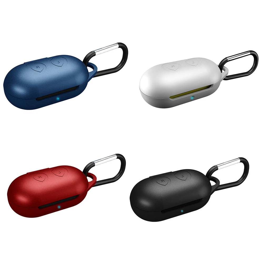 Защитный чехол для samsung Galaxy Buds Sport Bluetooth наушники силиконовый флип-Открытый Анти-шок чехол с карабином
