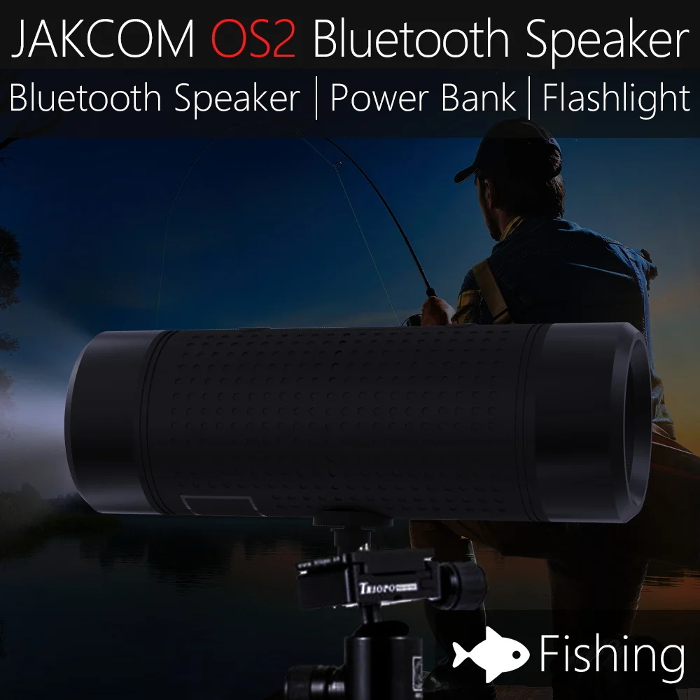 Портативная беспроводная bluetooth Колонка JAKCOM OS2 внешний аккумулятор с фонариком