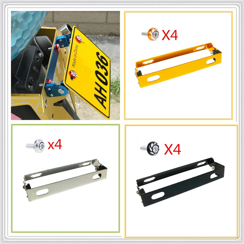 

Motorcycle new License Holder Bracket Number Plate for Kawasaki ZZR600 Z900 Z650 VERSYS 1000 VULCAN S 650cc Z750 Z750S