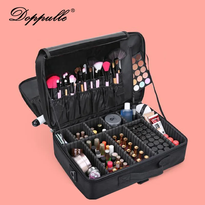 Женские Высокое качество Профессиональный макияж организатор Bolso Mujer косметичка