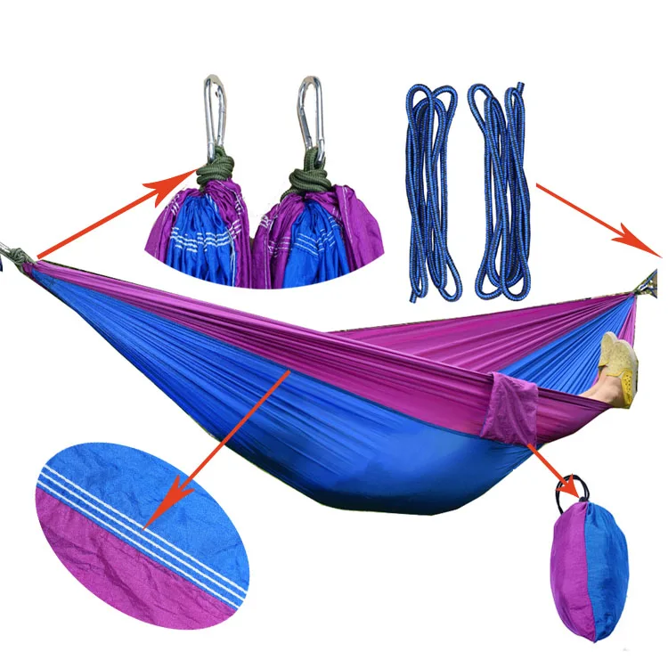 Портативный парашют гамак для кемпинга 24 цвета|parachute hammock|hammock campinghammock hammock |