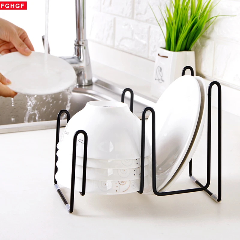 Многофункциональная полка для раковины из нержавеющей стали хранения тарелок