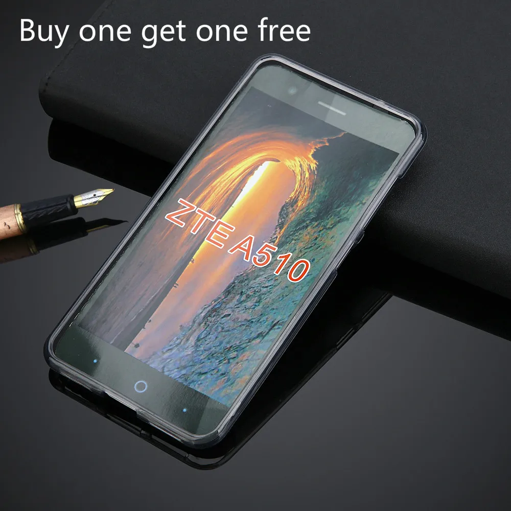 2 шт ZTE a510 blade ba510 мягкий чехол для Blade A510 BA510 ультра тонкий высокий Силиконовый ТПУ