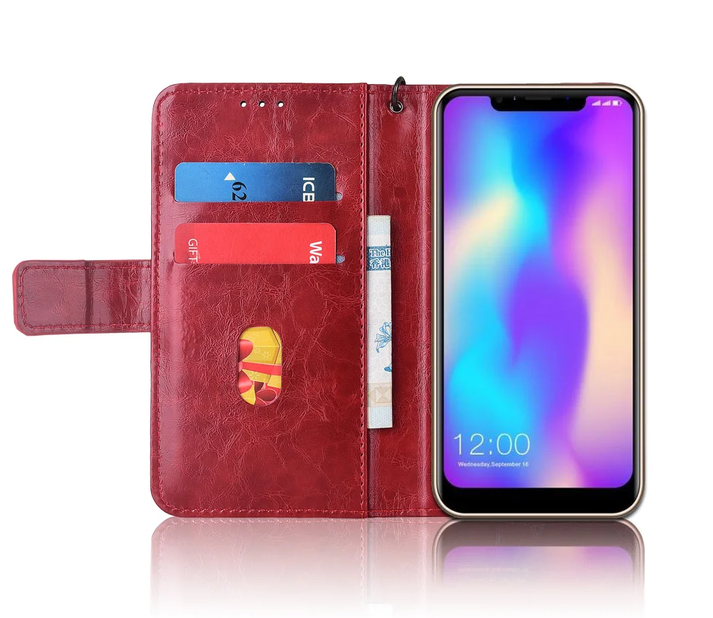 Кожаный чехол-книжка для Leagoo M11 чехлы с цветочным принтом 100% специальный