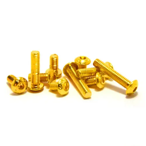 20 шт. шестигранные полукруглые болты M2 x 6/8/10/12 мм|golden bolts|allen screwround head bolt |
