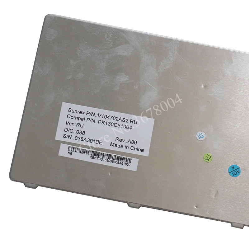 Новая русская клавиатура для шлюза NV53A NV59A TK37 TK81 TK83 TK85 TK87 TM81 TM87 TX86 Русская |