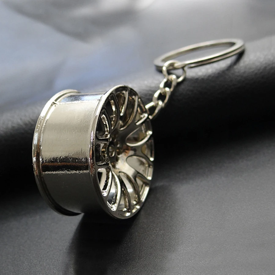 Металлический брелок классный Роскошный для ключей на ступицу колеса подходит