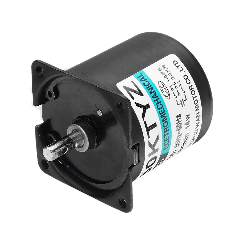 60Ktyz Ac мотор 220V 10Rpm постоянный магнитный Электрический синхронный двигатель 14W