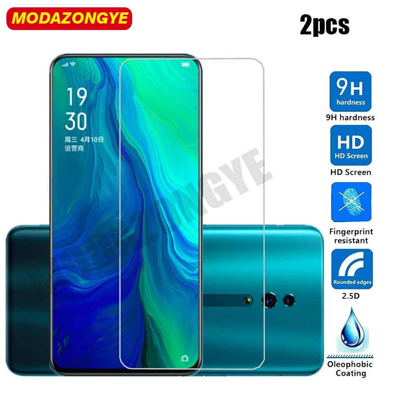 Закаленное стекло для Oppo Reno 2 шт. защитная пленка экрана 10X Zoom 2019 OppoReno CPH1917 CPH1919 |