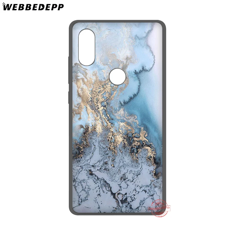 WEBBEDEPP гранитный скраб мраморный камень Мягкий силиконовый чехол для Xiaomi Mi 6 8 9 SE MAX