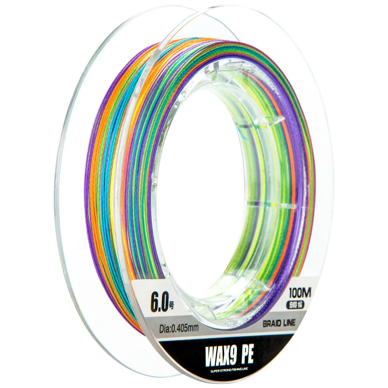 Леска плетеная из ПЭ 9 нитей макс. 9x1 м |