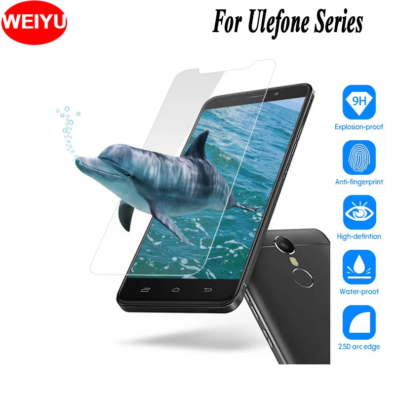 Для Ulefone металлическая защитная стеклянная пленка для экрана ультратонкая Paris X
