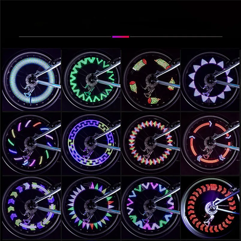 Велосипедный спицы водонепроницаемый светодиодный светильник Водонепроницаемая MTB лампа велосипедная