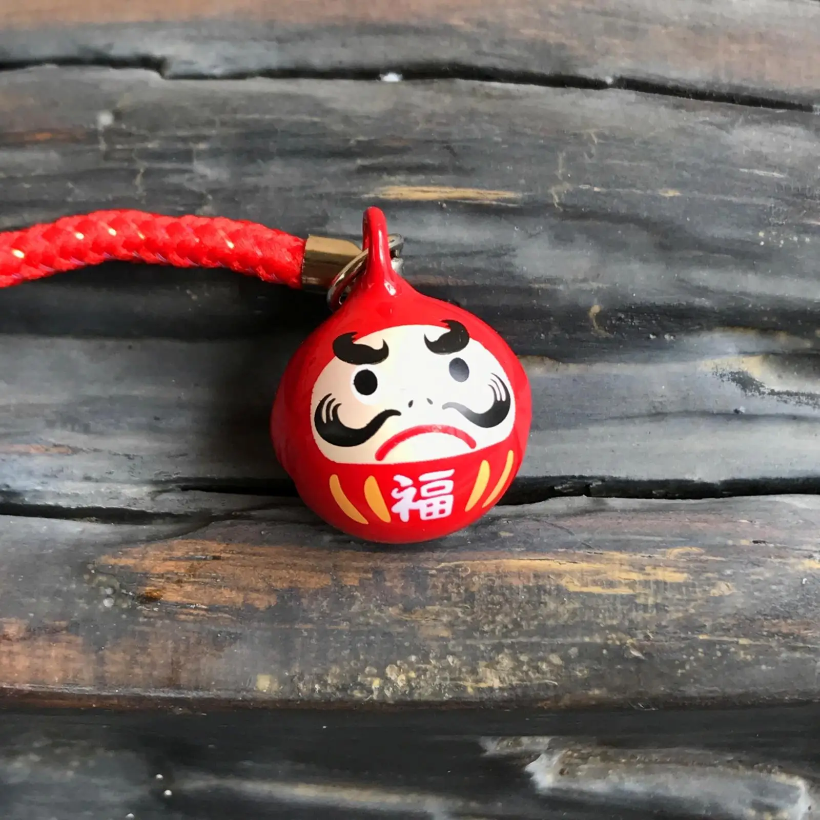 Японский кулон в виде колокольчика Omamori Damo Dharma подвеска на цепочке для телефона