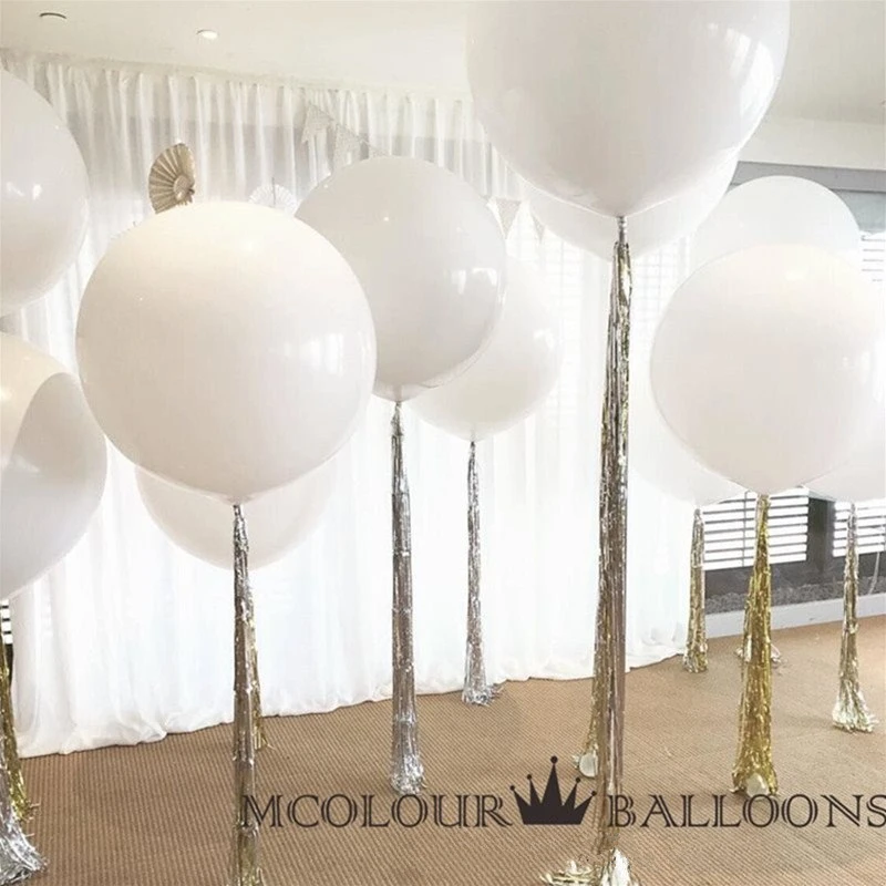 Прозрачные латексные шары 36 дюймов свадебные украшения гелиевые большие
