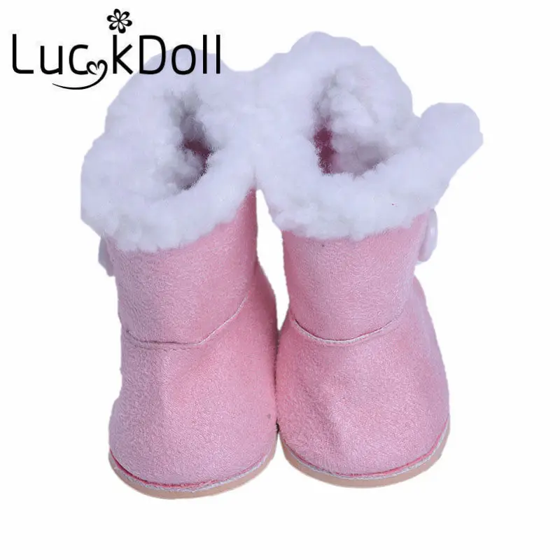 Зимние ботинки LUCKDOLL 18 дюймов американская кукла 43 см аксессуары для одежды