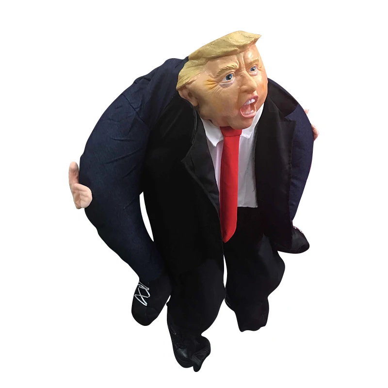 Костюм талисман Дональд Трамп для вечеринки одежда косплея на Хэллоуин забавная