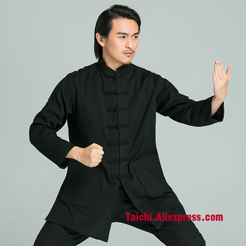 2017  Wing Chun Uniform Chinese Style Clothes Handmade Linen Tai Chi Uniform Wushu  Kung Fu martial Art Suit