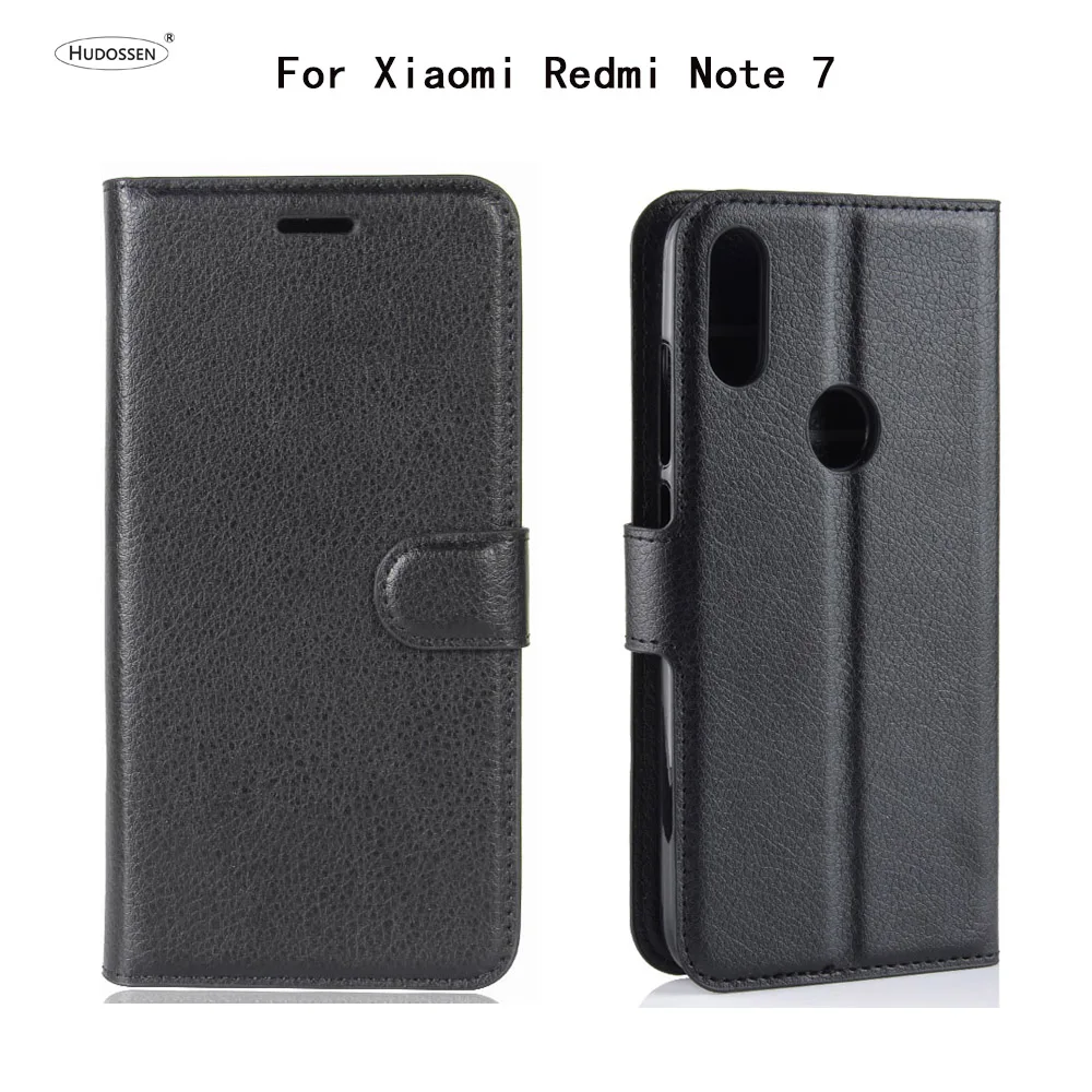 Чехол HUDOSSEN для Xiaomi Redmi Note 7 роскошная Обложка на заднюю панель из искусственной